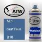 Preview: Mini, Surf Blue, B18: 400ml Sprühdose, von ATW Autoteile West.